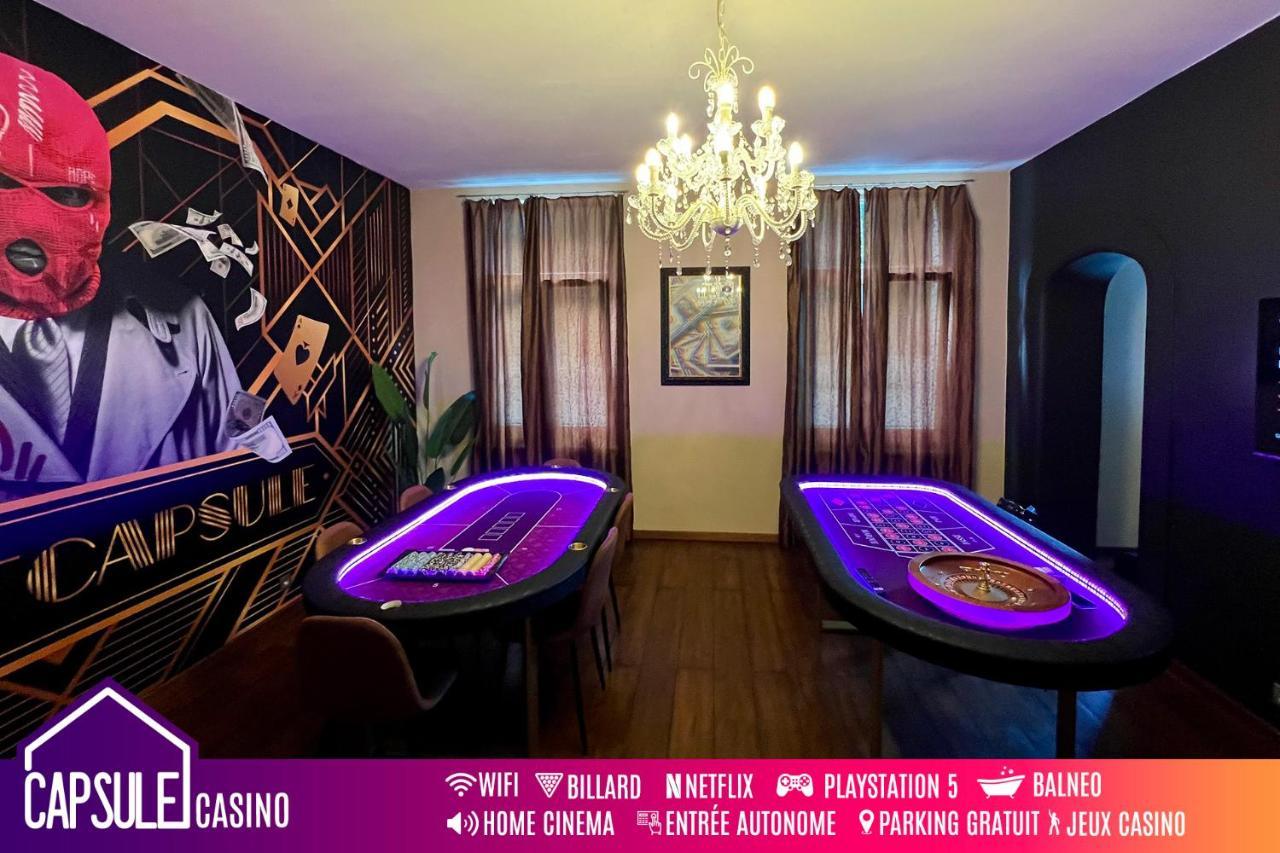 Apartmán Capsule Casino - Jacuzzi - Billard - Netflix - Console & Jeux Mons Exteriér fotografie